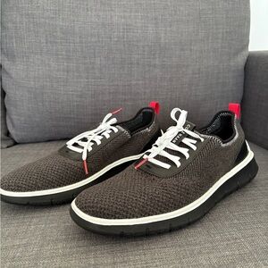 Cole Haan  ZeroGrand 2 Black and Red Knit Oxfords C34704